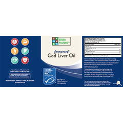 Green Pasture Fermented Cod Liver Oil - Capsules