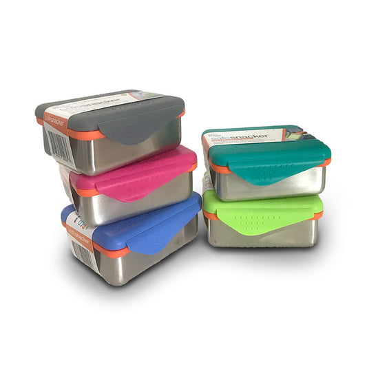 Kid Basix Safe Snacker - Stainless Steel Containers